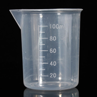 Mitrolia 100ml Measuring Beaker (Pack of 1) use for Kitchen And Lab Measuring Cup(100 ml)