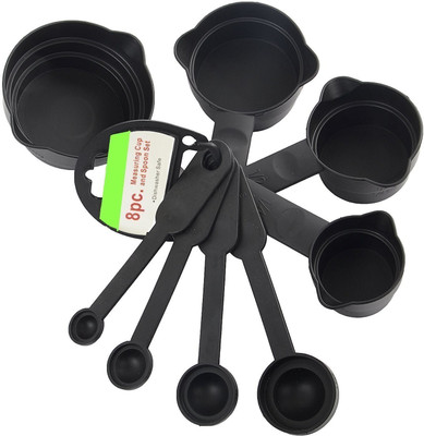 flyfot Measuring Cup with 8 Different Sizes Of Spoons_M247 Measuring Cup(1.2 ml, 2.5 ml, 5 ml, 10 ml, 30 ml, 60 ml, 120 ml, 240 ml)