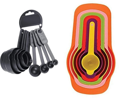NEELI BHRINGA Measuring Cups and Spoons - Space Saving Design Colorful Kitchen Cooking Measuring Cup Set(150 ml)