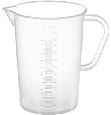Greyart 1000 ML Measuring Graduation Jug For Laboratory Kitchen Use Measuring Jug Measuring Cup(1000 ml)