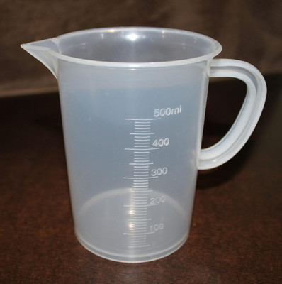Mitrolia 500ml Transparent Measuring Jug For Kitchen and Lab Measuring Cup(500 ml)