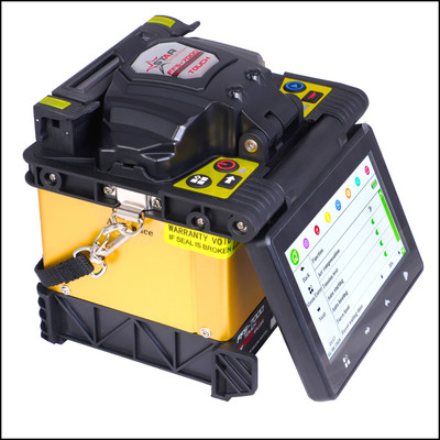 STAR FFS-7000 Optical Fiber Fusion Splicer With High Precision Core To Core Alignment 60 mm Splice Protector(Set of 1, Yellow)
