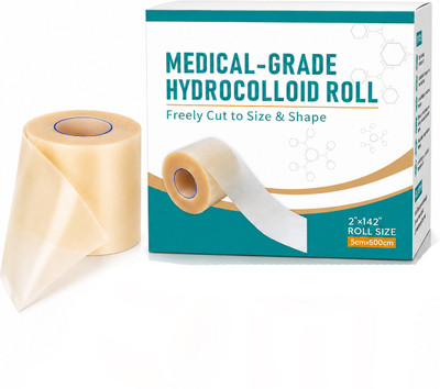 Tart Flexible Hydrocolloid Bandage Roll 5CM x 16 Feet Healing Support Hydrocolloid Medical Dressing(Pack of 1)