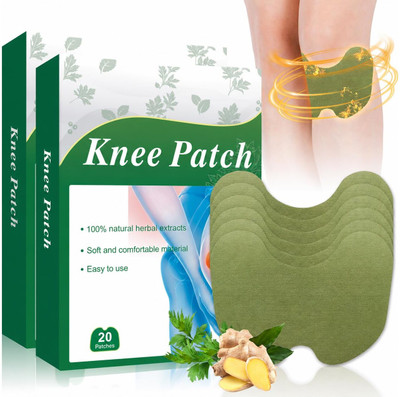 Tart Self Heating Knee Relief Patches 40 Pieces for Daily Joint Comfort Care Hydrogels Medical Dressing(Pack of 40)