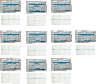 Agarwals Premium Sterile Combine Dressing Surgical Pad 10CM x 20CM (Pack of 10) Interactive dressings Medical Dressing(Pack of 10)