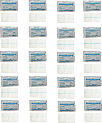 Agarwals Sterile Premium Combine Dressing Surgical Pad 10CM x 20CM (Pack of 20) Interactive dressings Medical Dressing(Pack of 20)