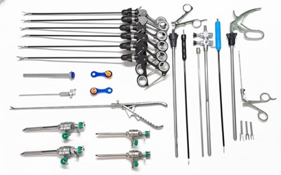 tsw Laparoscopic Instruments Surgical Surgery Set 5mm Endoscopy Qty.21Pcs Medical Equipment Combo