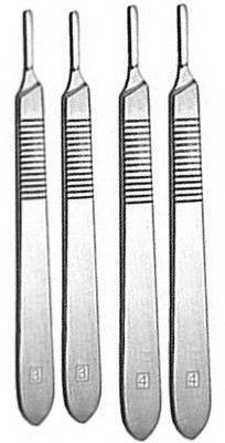 Forgesy B P Handle no3 and 4 Number PACK OF 4 Medical Equipment Combo