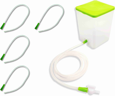 SWASTHYA SARVADA Enema kit for Adults Reusable & washable (Enema Set 1 & Individually Tube 3) Medical Equipment Combo