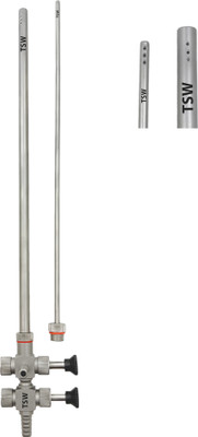 tsw Laparoscopic Trumpet Suction Irrigation Cannula 10-5mm Valve Medical Equipment Combo