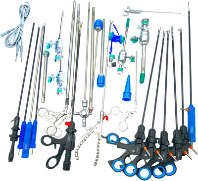VSC Laparoscopic Surgery Set Laparoscopy Endoscopy Surgical 28Pcs Instruments Medical Equipment Combo