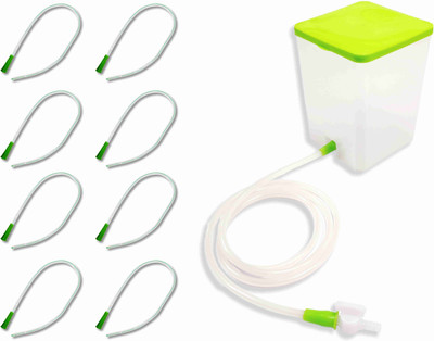 SWASTHYA SARVADA Enema kit for Adults Reusable & washable (Enema Set 1 & Individually Tube 7) Medical Equipment Combo