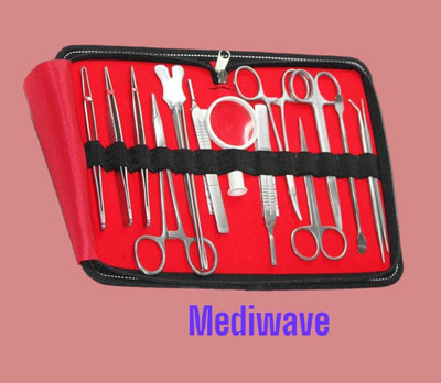 mediwave BIOLOGY 17 pcs. Re-usable Surgical Tool Kit Medical Equipment Combo