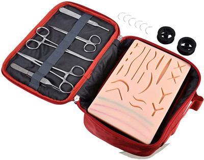 REVITI Venipuncture Suture Practice Kit large Suture & Injection Training Pad Medical Equipment Combo