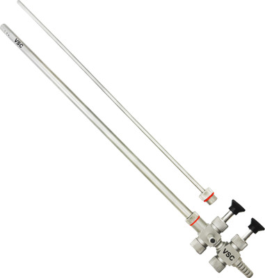 VSC Laparoscopic Trumpet Suction Irrigation Cannula 10-5mm Valve Surgical Instrument Medical Equipment Combo