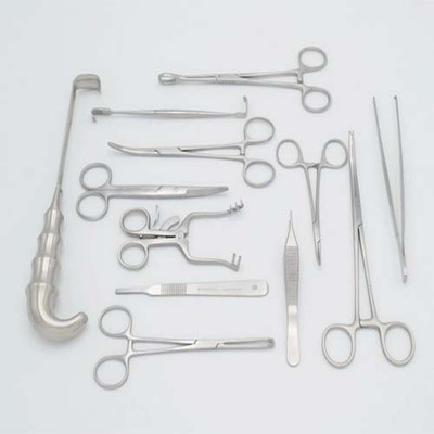 hospiclub 9 Pc Minor Surgical Instrument Set for Medical & Clinical Use Medical Equipment Combo