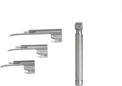 LISAMED Laryngoscope with Set of 3 Macintosh Blade with LED (Pediatric) Medical Equipment Combo