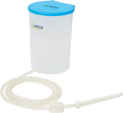 NETTIE Premium Enema Kit,1500ml can and lid,1.5m PVC tube,pinch clamp,nozzle–Pack of 1 Medical Equipment Combo