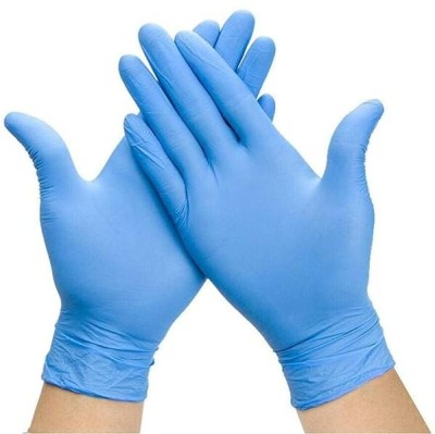 WOVFLY CARING SOLUTIONS Disposable Nitrile Examination Gloves | Nevy Blue, Size S | Multipurpose Gloves Nitrile Examination Gloves(Pack of 50)