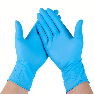 Zepham Powder-Free Disposable Multipurpose Gloves Nitrile Examination Gloves(Pack of 100)