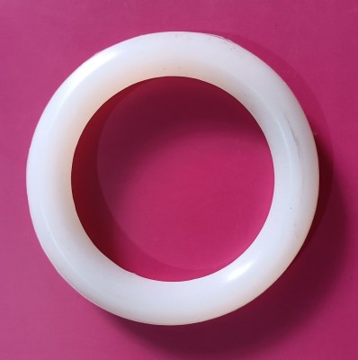 BODY FITNESS Silicon Ring Pessary White (3.5 Inch) Fixation Ring