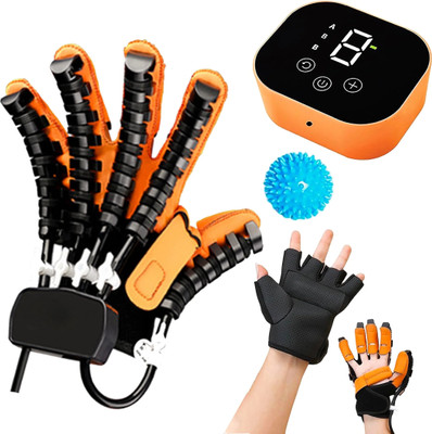 ACUWORLD Robotic Rehabilitation Hand Glove for Paralysis Patients Model C5, right M Medical Reacher & Grabber(Length 25 cm)