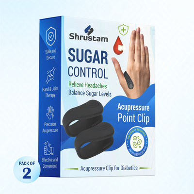 SHRUSTAM Sugar Control Acupressure Point Clip Supporting Acupressure Relaxation pack of 2 Medical Reacher & Grabber(Length 20 mm)