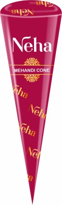 Neha Herbals Neha Mehandi Cone - Red Natural Mehendi(Pack of 12)