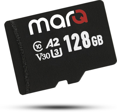 MarQ by Flipkart MQMC_128_UVC A2 128 GB MicroSDXC Class 10 70 MB/s Memory Card Compatible with Mobile, Tablet