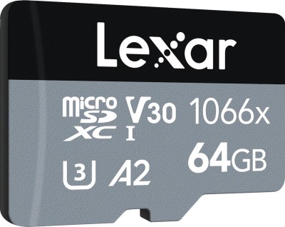 Lexar Ultra 64 GB MicroSD Card Class 10 160 MB/s  Memory Card(With Adapter)