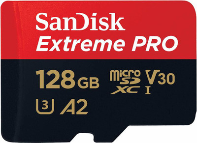 SanDisk Extreme PRO 128 GB MicroSDXC UHS Class 1 200 MB/s  Memory Card