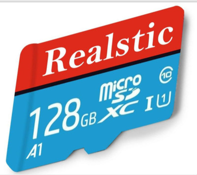 Realstic ULTRA SPEED SMART SD CARD A1 128 GB MicroSD Card Class 10 130 MB/s  Memory Card Compatible with Camera, Computer, Gaming Console, Mobile
