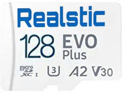 Realstic Ultra 128 GB MicroSD Card Class 10 130 MB/s  Memory Card