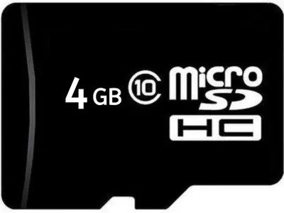 oms Ultra Plus 4 GB MicroSD Card Class 10 90 MB/s Memory Card Black Series 4 GB MicroSD Card Class 10 100 MB/s  Memory Card Compatible with Mobile