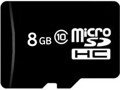 MOREBYTE Ultra Plus 8 GB MicroSD Card Class 10 90 MB/s Memory Card Black Series 8 GB MicroSD Card Class 10 100 MB/s  Memory Card Compatible with Mobile