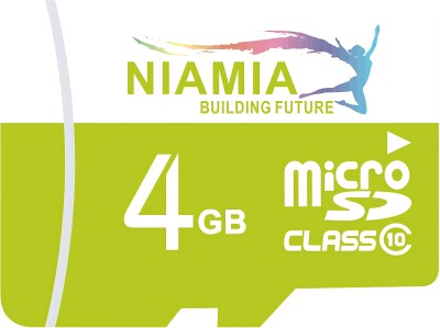NIAMIA SPEED FLASH CARD 4 GB MicroSD Card Class 10 30 MB/s  Memory Card