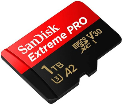 SanDisk Extreme Pro 1 TB MicroSDHC Class 10 200 MB/s  Memory Card