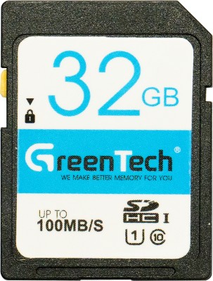 GREEN TECH Neo Series 16 GB MicroSDHC Class 10 100 MB/s  Memory Card