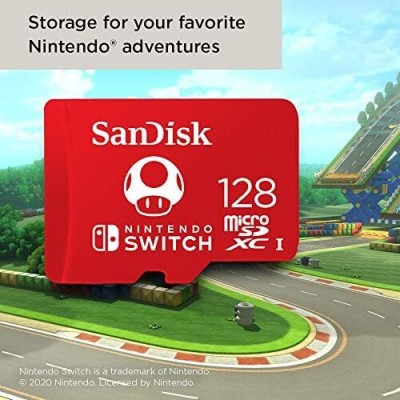 nintendo NIntendo Switch 128 GB MicroSDXC Class 10 100 MB/s  Memory Card