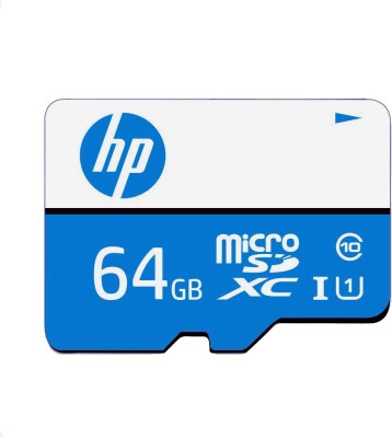 HP MicroSD Card U1 (MSDCU1-64GB) 64 GB MicroSDXC Class 10 100 MB/s  Memory Card