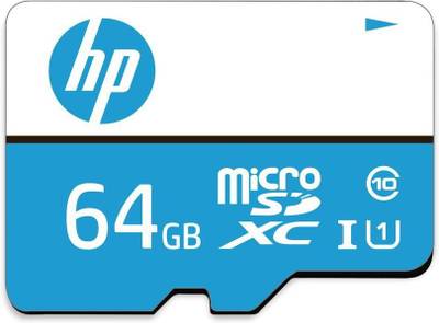 HP U1 64 GB MicroSDXC Class 10 100 MB/s  Memory Card