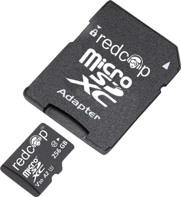 REDCOP RC-MSD-256GB SD Card 256 GB MicroSDXC Class 10 150 MB/s  Memory Card Compatible with Camera, Computer, Mobile, Tablet, Gaming Console(With Adapter)