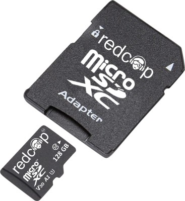 REDCOP SD Card 128 GB MicroSDXC Class 10 150 MB/s  Memory Card(With Adapter)