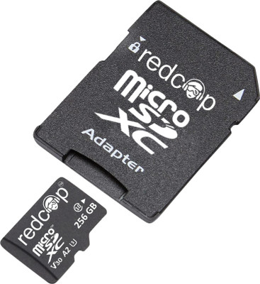 REDCOP RC-MSD-256GB SD Card 256 GB MicroSDXC Class 10 150 MB/s  Memory Card Compatible with Camera, Computer, Mobile, Tablet, Gaming Console(With Adapter)