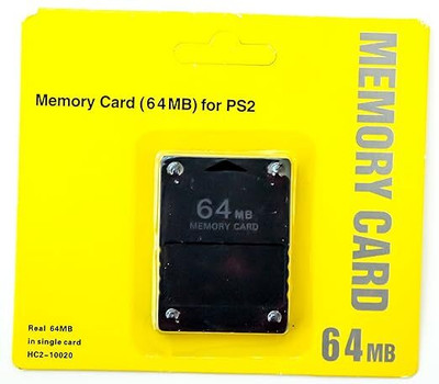 MACKTECH 64MB Gaming Memory Card for PS2 / PS2 Slim Console 1 64 MB P2 Card Class 2 48 MB/s  Memory Card Compatible with Gaming Console