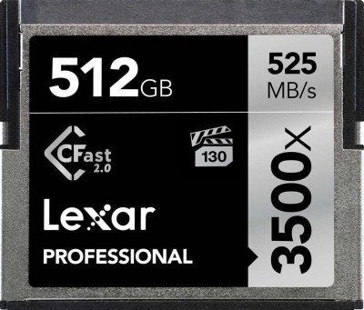 Lexar 3500X 512 GB Compact Flash Class 10 525 MB/s  Memory Card