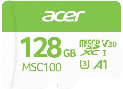 Acer MSC100 MSC100 128 GB MicroSDXC UHS Class 3 100 MB/s  Memory Card Compatible with Mobile