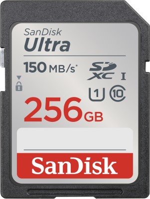 SanDisk Ultra 256 GB SDHC UHS-I Card Class 10 120 Mbps  Memory Card