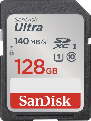 SanDisk Ultra 128 GB SDHC UHS-I Card Class 10 120 Mbps  Memory Card