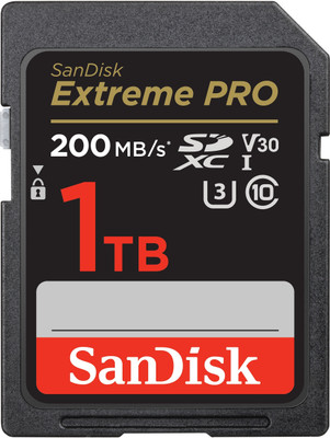 SanDisk Extreme Pro 1 TB SDHC Class 10 100 MB/s  Memory Card